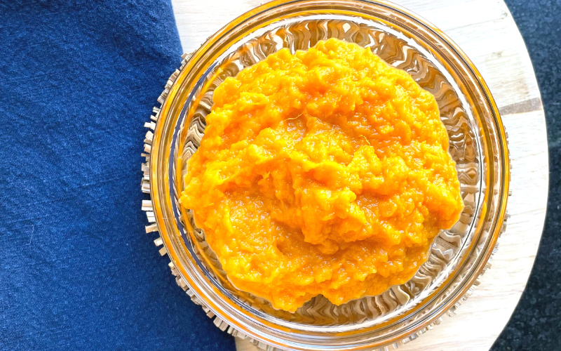 Maple Mashed Sweet Potatoes