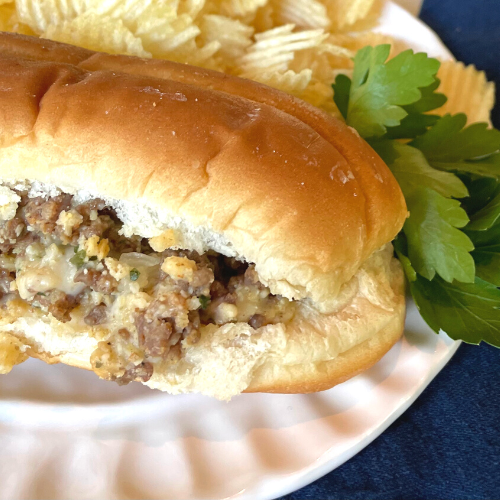 sausage stuffed french rolls