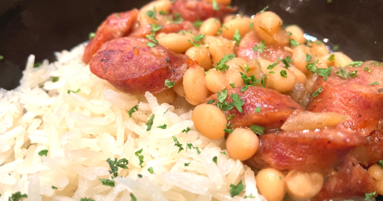 Conecuh Sausage with White Beans
