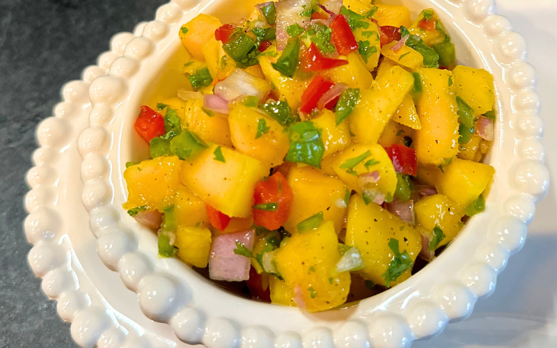 Simple Fresh Mango Salsa