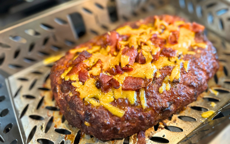 Smoked Bacon Cheeseburger Meatloaf