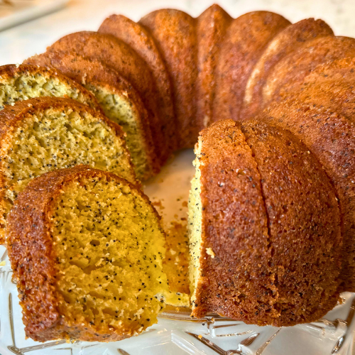 Pineapple Poppyseed Cake