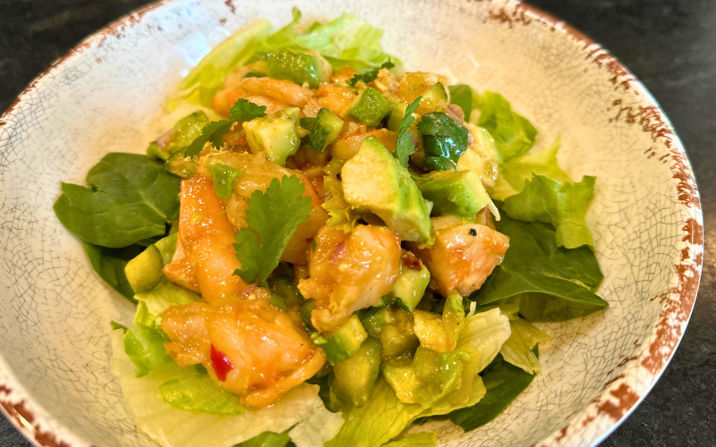 Sesame Lime Shrimp Salad