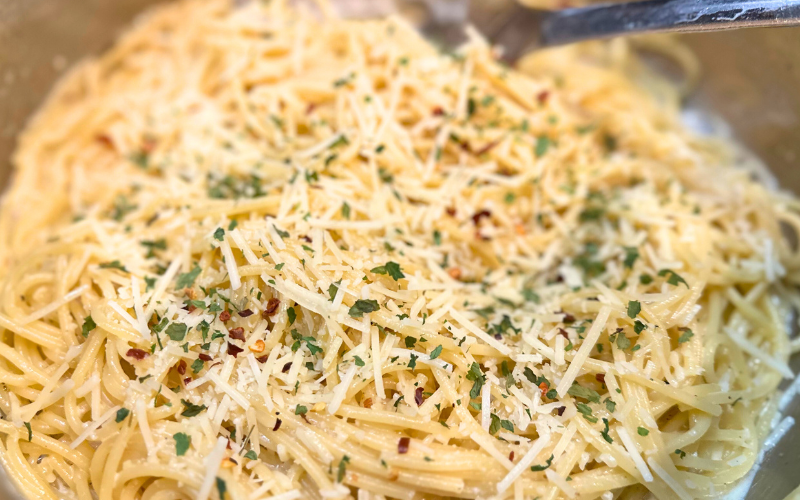 Vermicelli with Butter and Parmesan