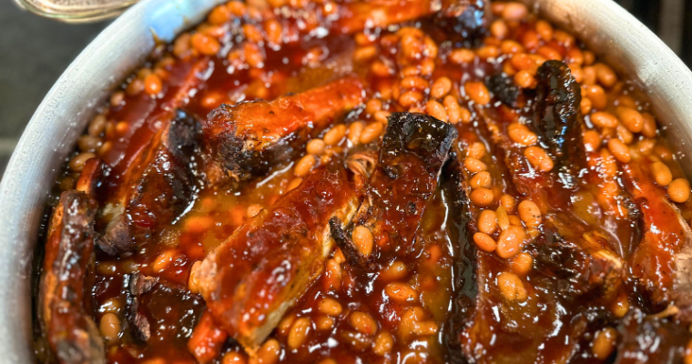 Skillet Ribs n Beans