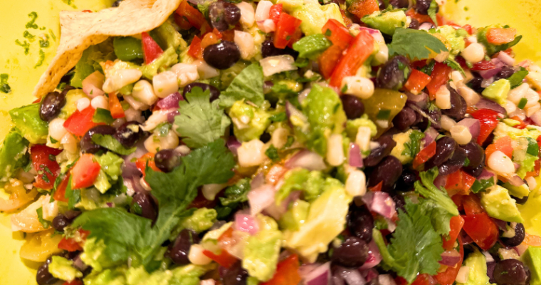 Avocado, Corn & Black Bean Salad